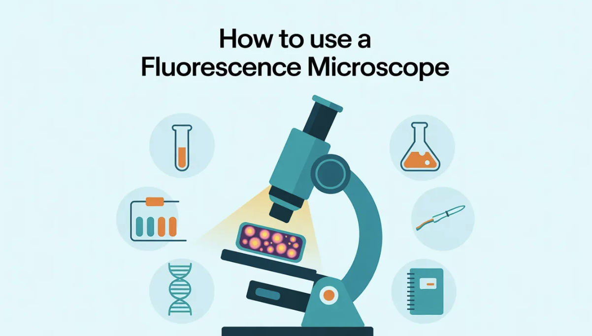 how to use fluorescence microscope for beginners