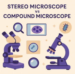 stereo microscope vs compound microscope