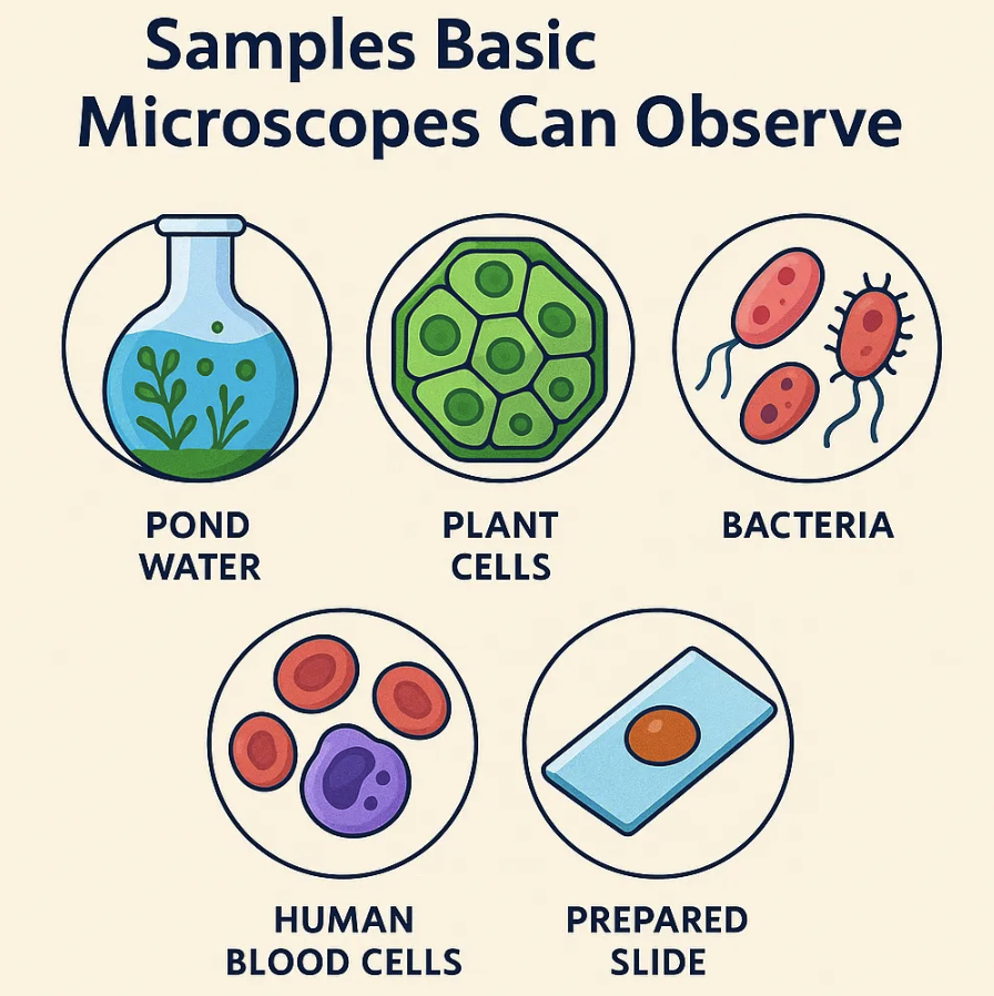 Samples Basic Microscopes Can Observe
