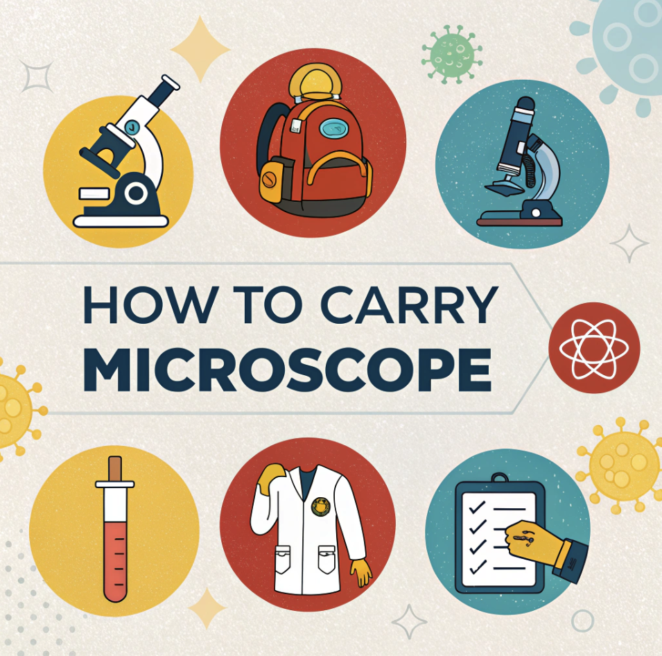 How to Carry Microscope