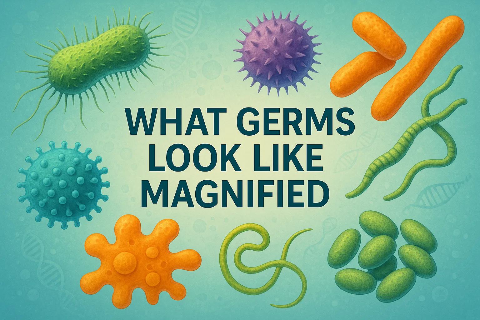What Germs Look Like Magnified