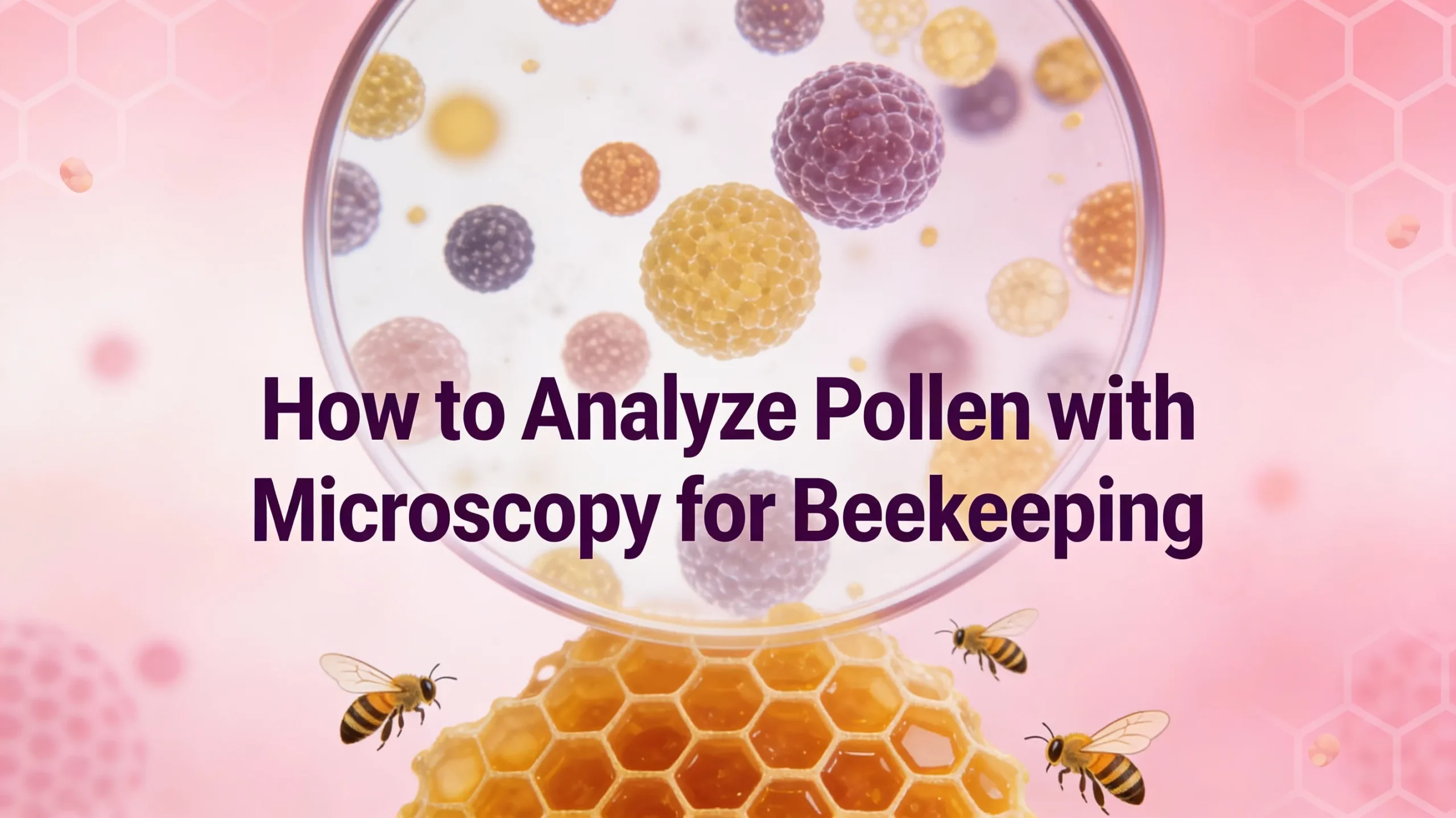 How to Analyze Pollen with Microscopy for Beekeeping