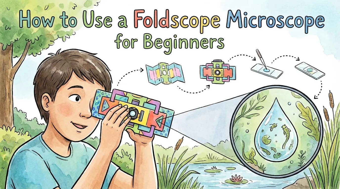 How to Use a Foldscope Microscope for Beginners
