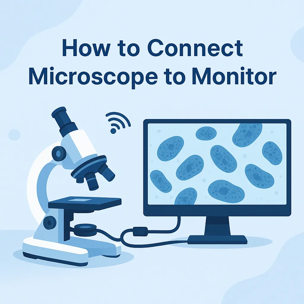 How to Connect Microscope to Monitor