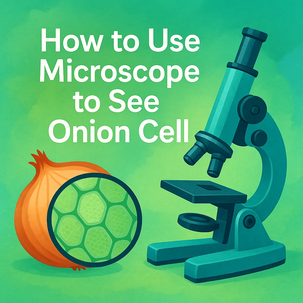 How to Use Microscope to See Onion Cell