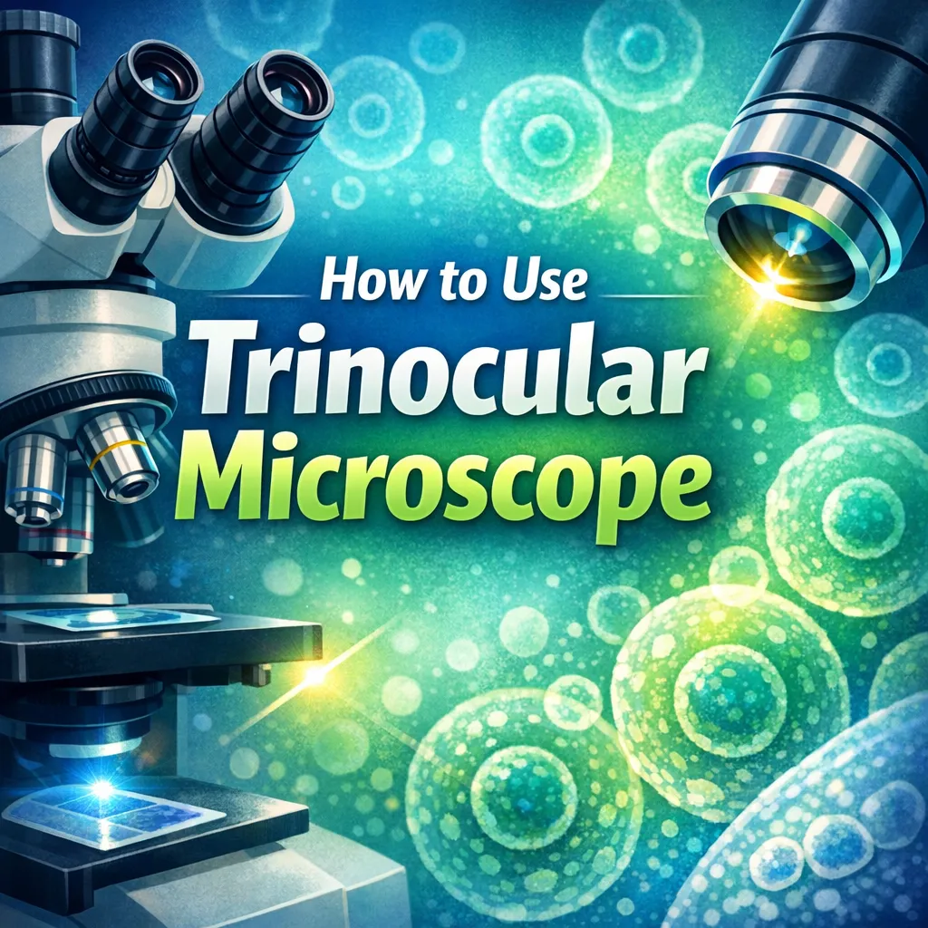 How to Use Trinocular Microscope
