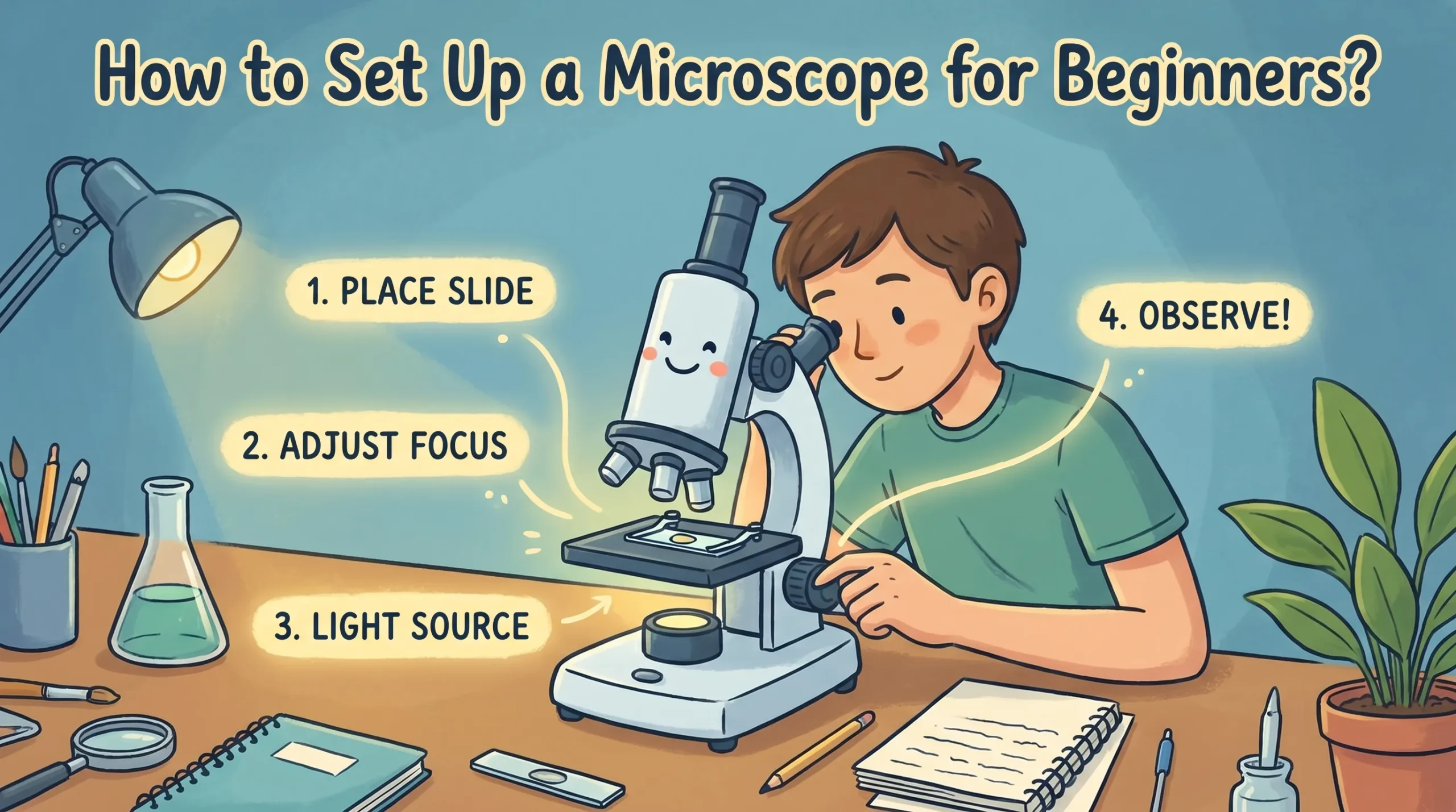 How to Set Up a Microscope for Beginners