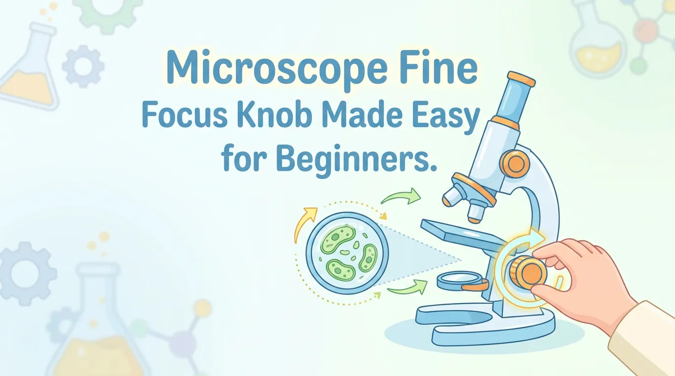 Microscope Fine Focus Knob Made Easy for Beginners