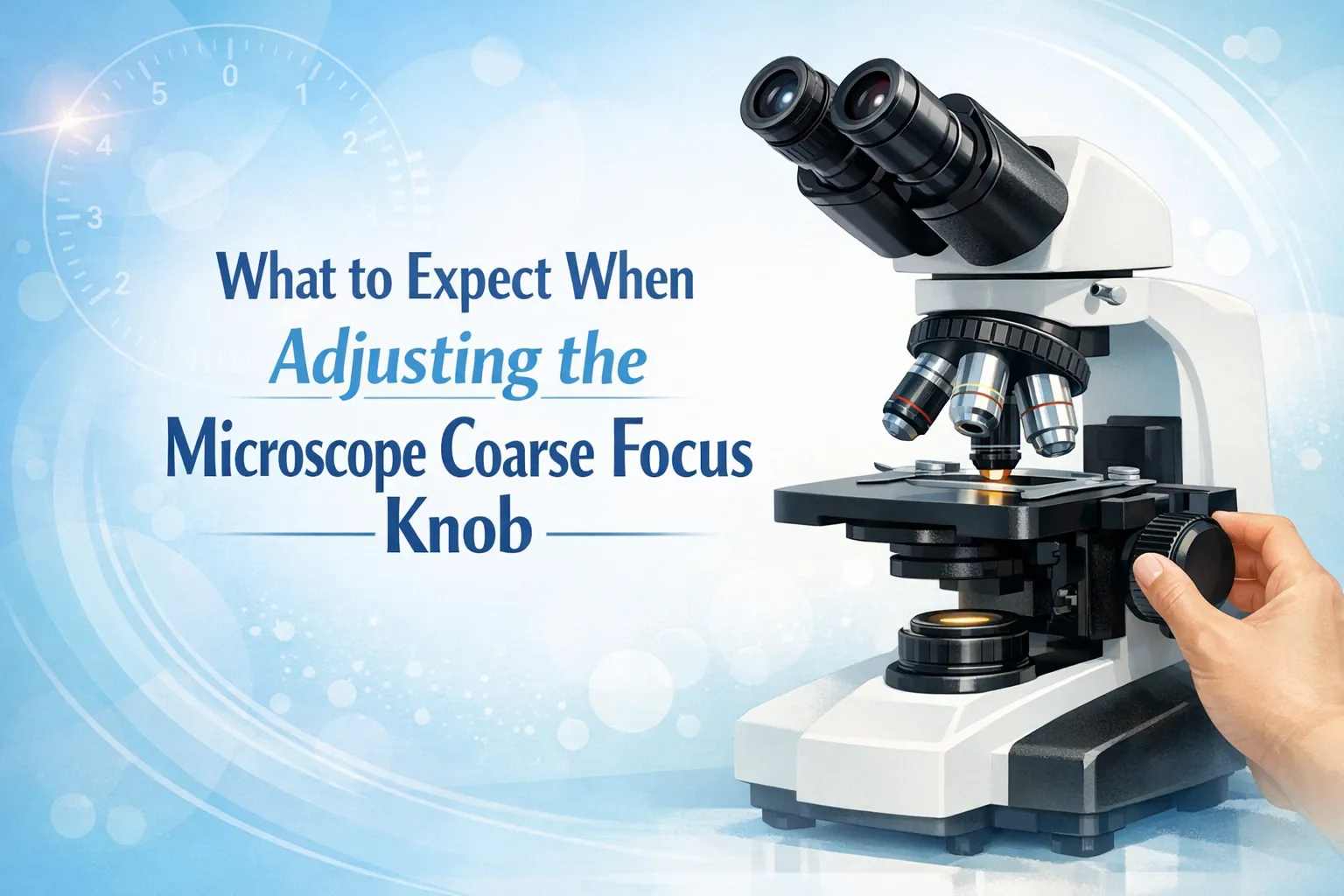 What to Expect When Adjusting the Microscope Coarse Focus Knob