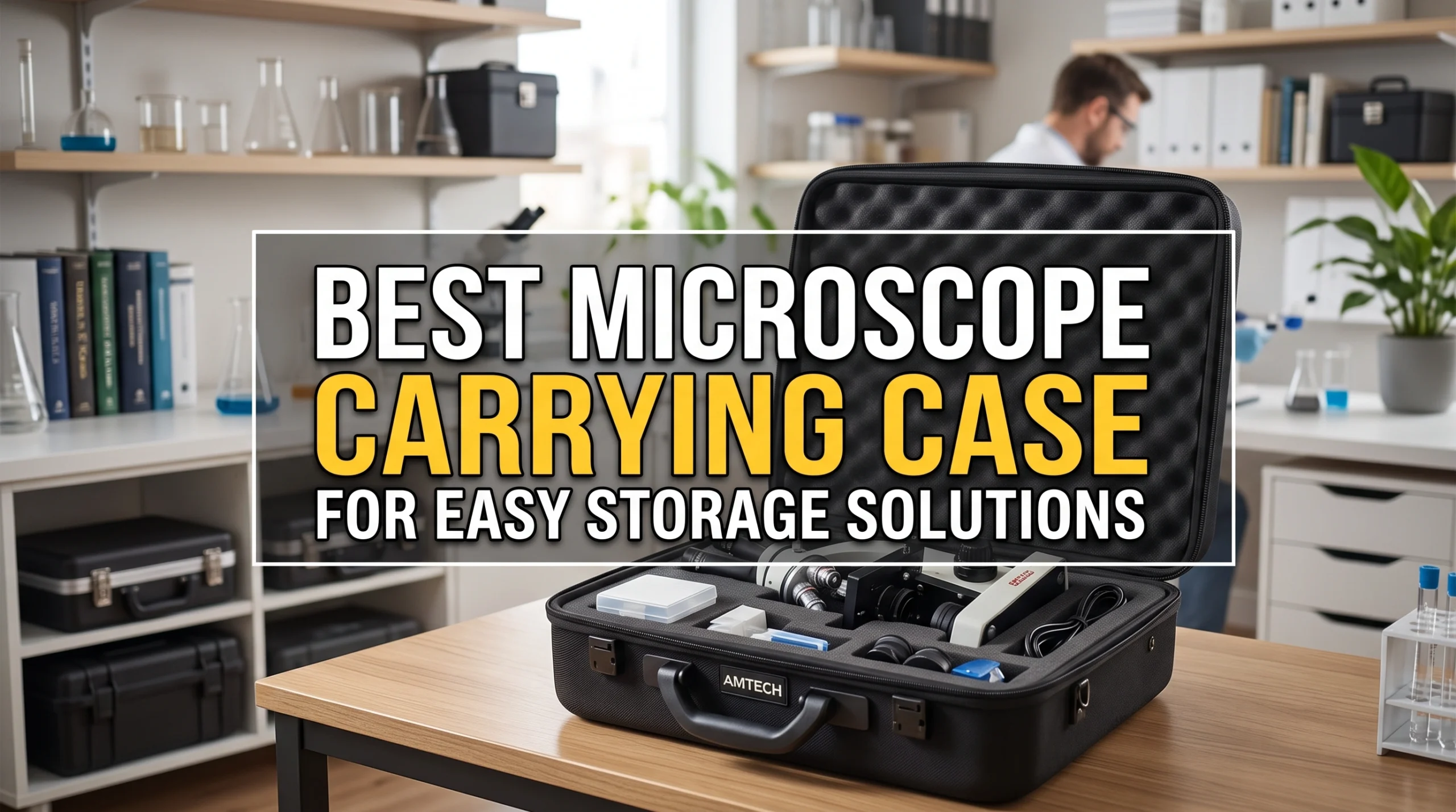 Best Microscope Carrying Case for Easy Storage Solutions