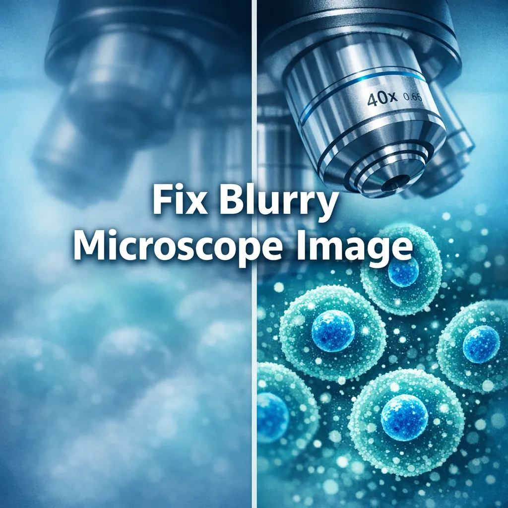 Fix Blurry Microscope Image