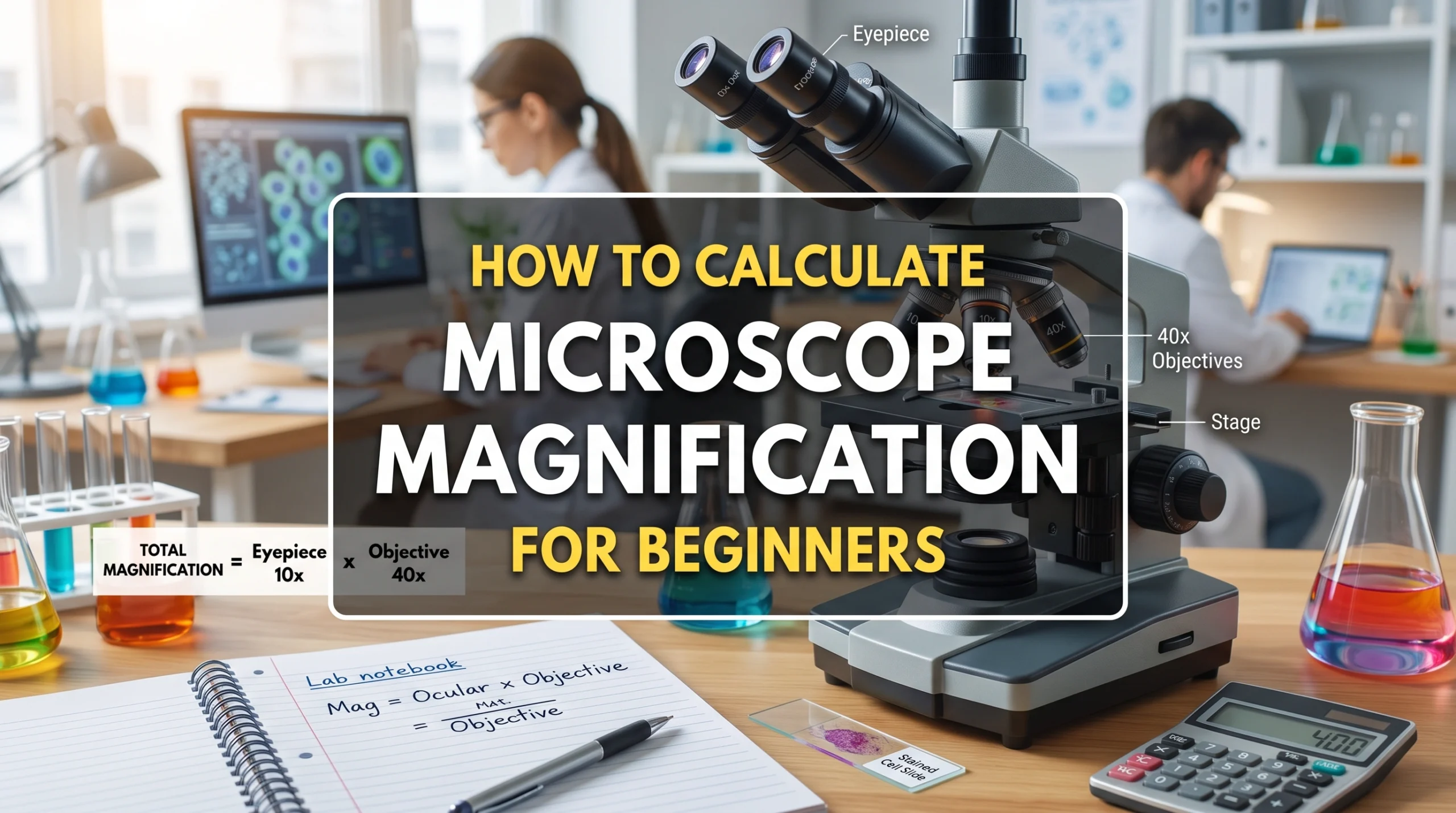 How to Calculate Microscope Magnification for Beginners
