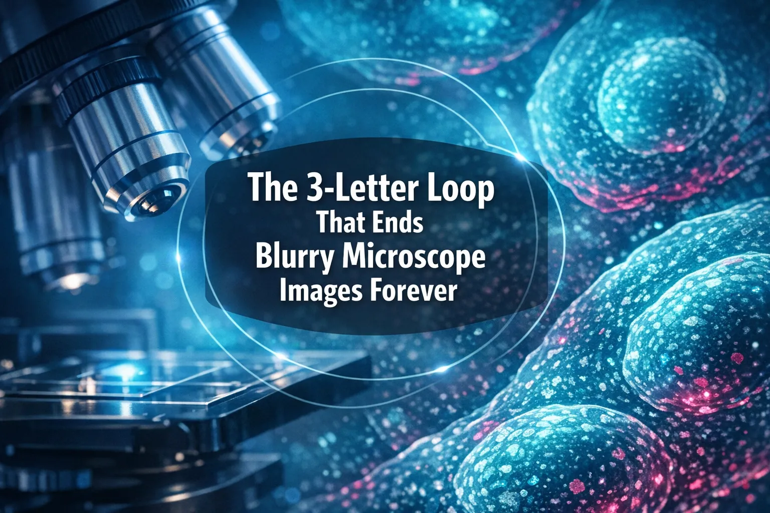 The 3-Letter Loop That Ends Blurry Microscope Images Forever