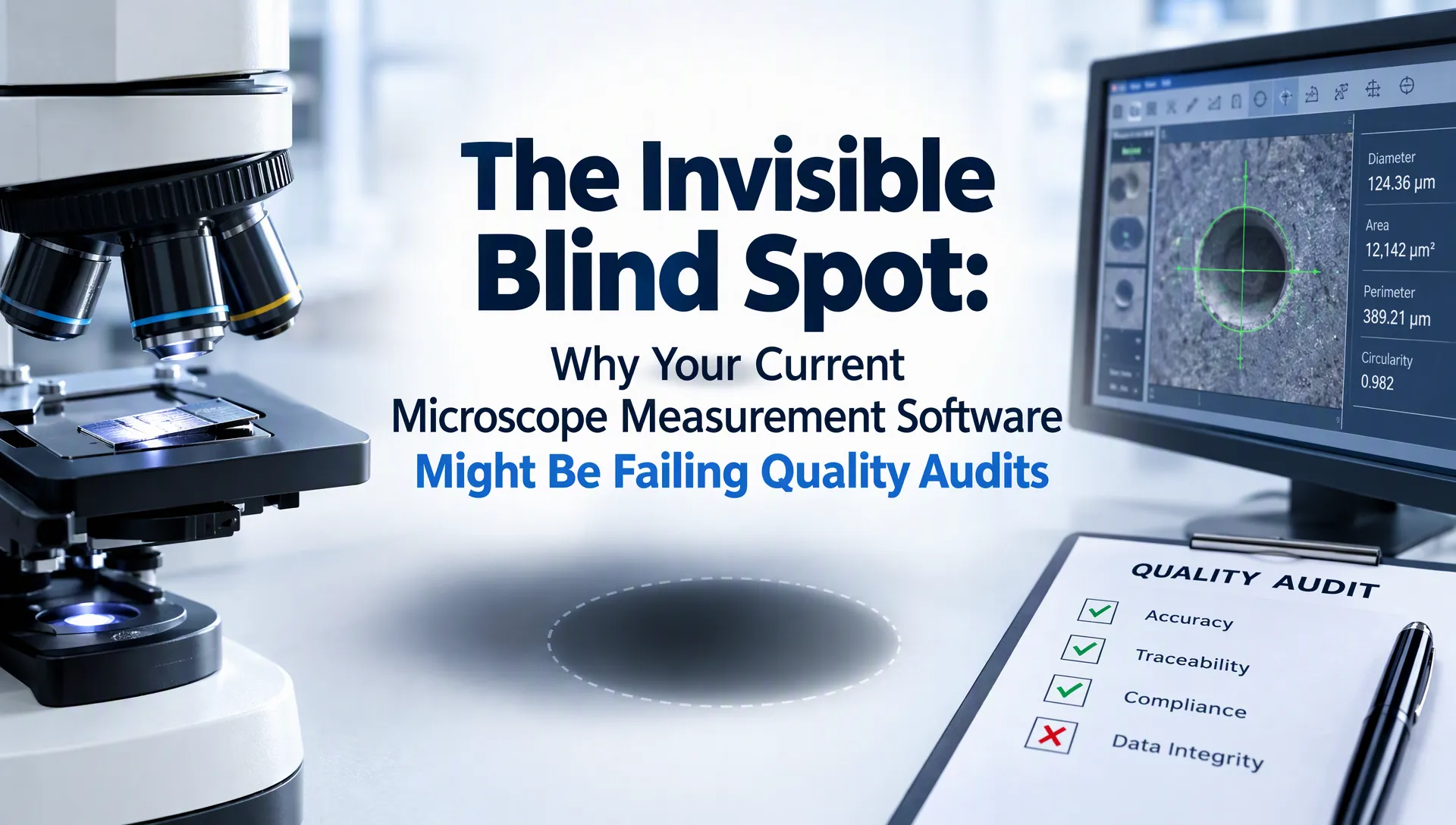The Invisible Blind Spot- Why Your Current Microscope Measurement Software Might Be Failing Quality Audits