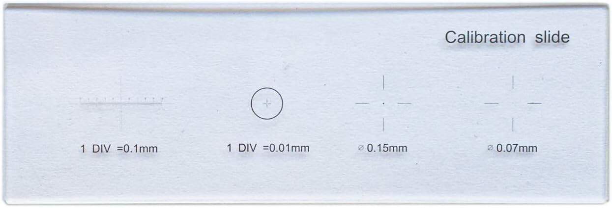 Stage Micrometer Multifunctional Microscope Calibrating Ruler