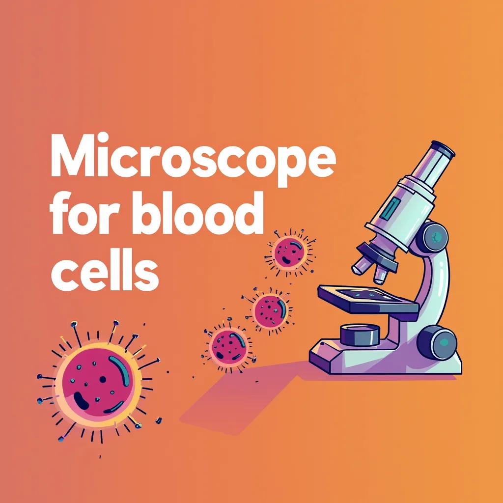 microscope for blood cells